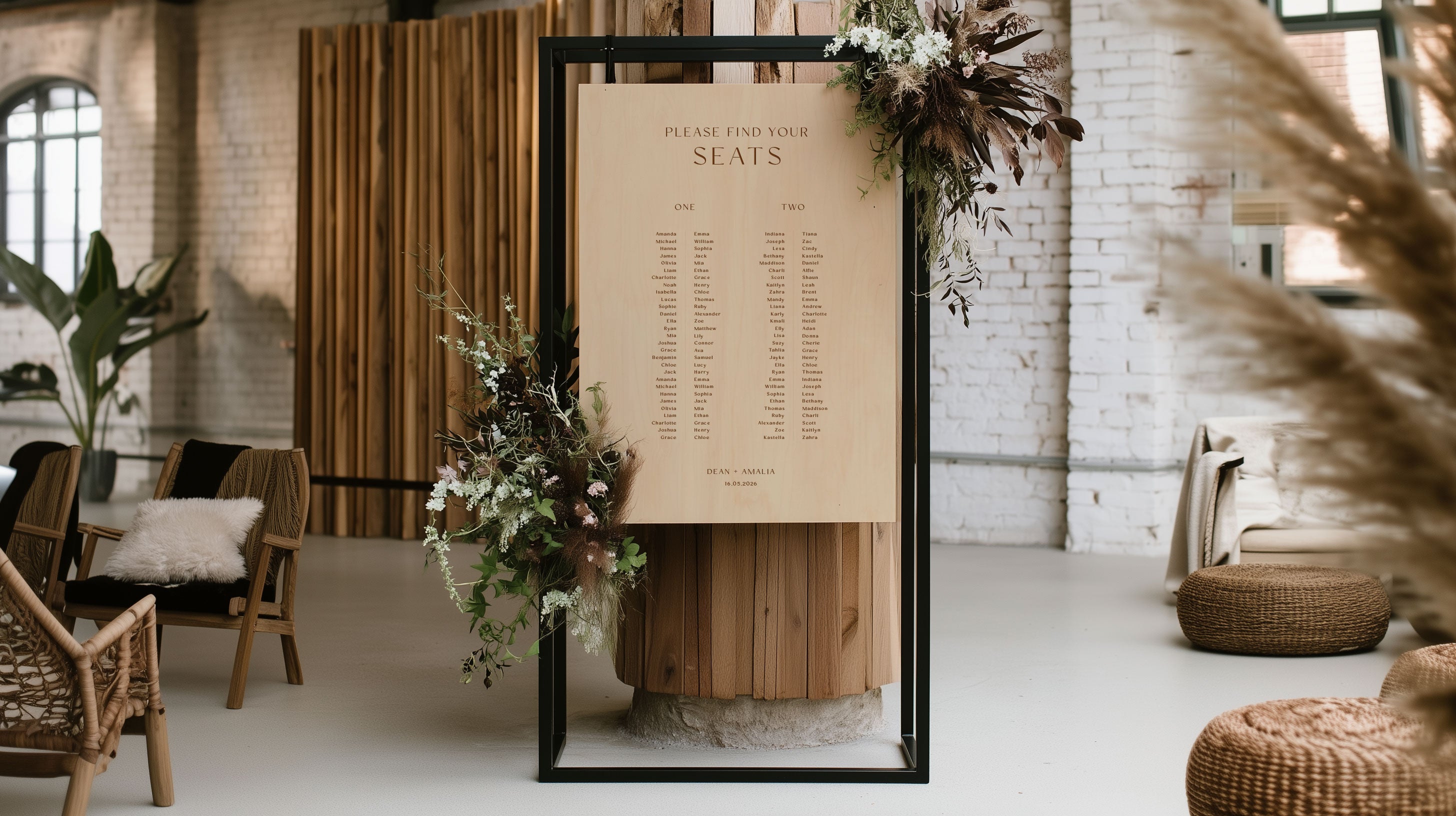 Wedding Seating Chart