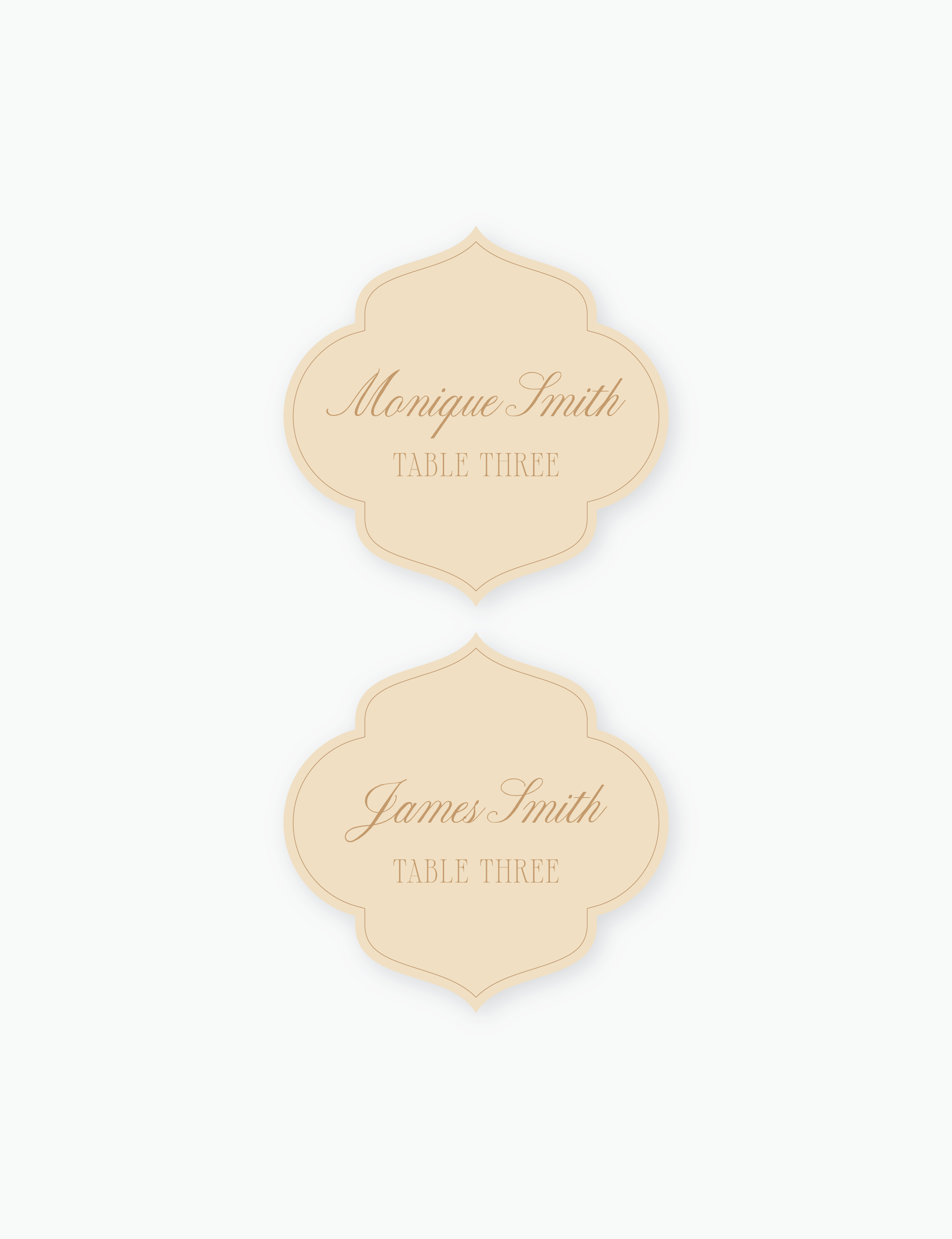 Amélie Place Cards