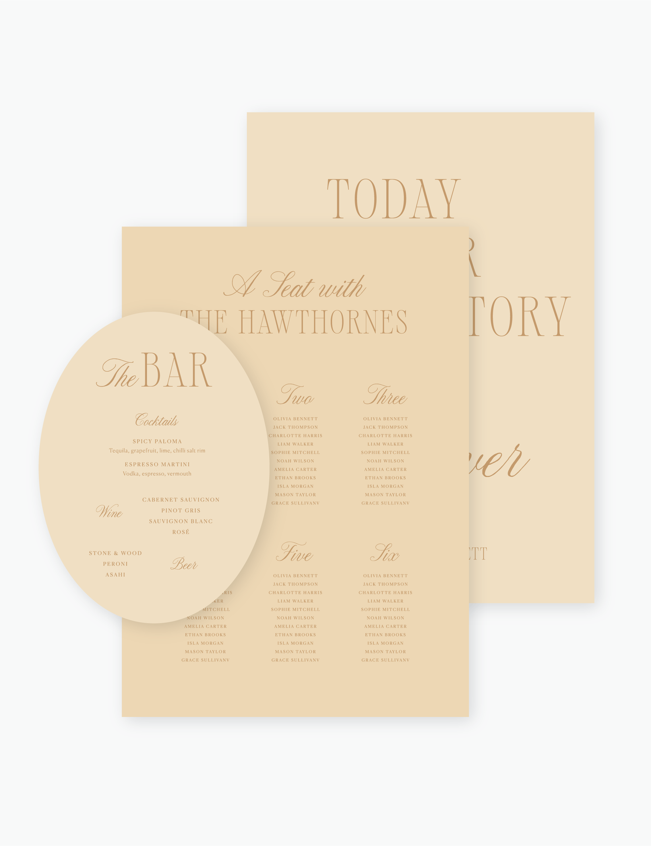 Amélie Wedding Signage Bundle
