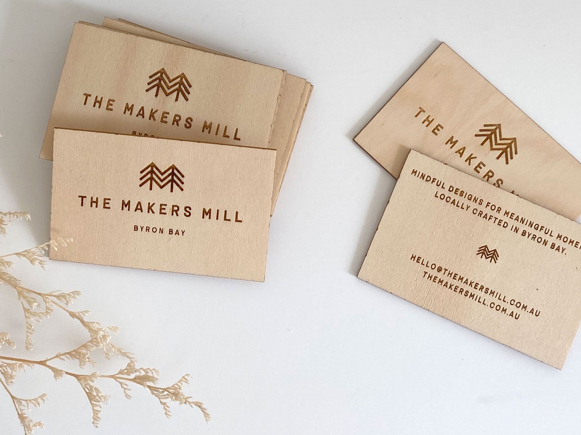 Timber Business Cards