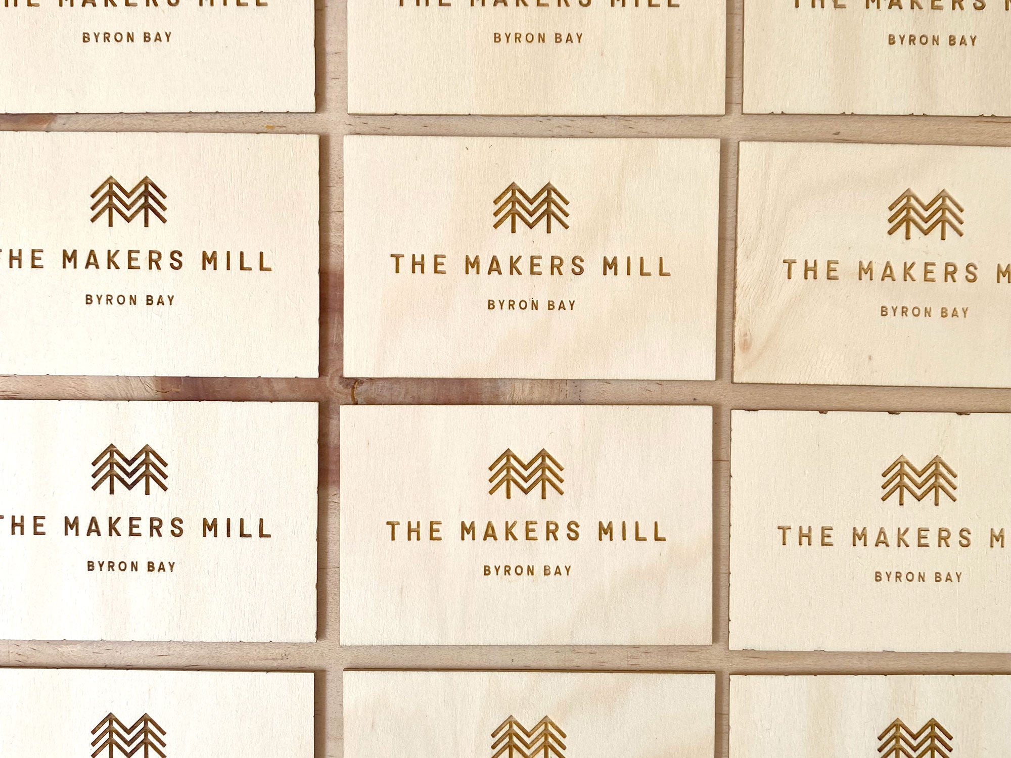 Timber Business Cards