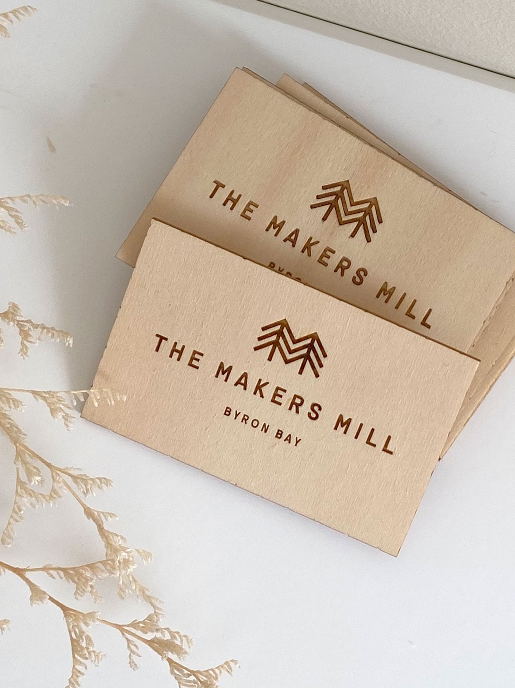Timber Business Cards
