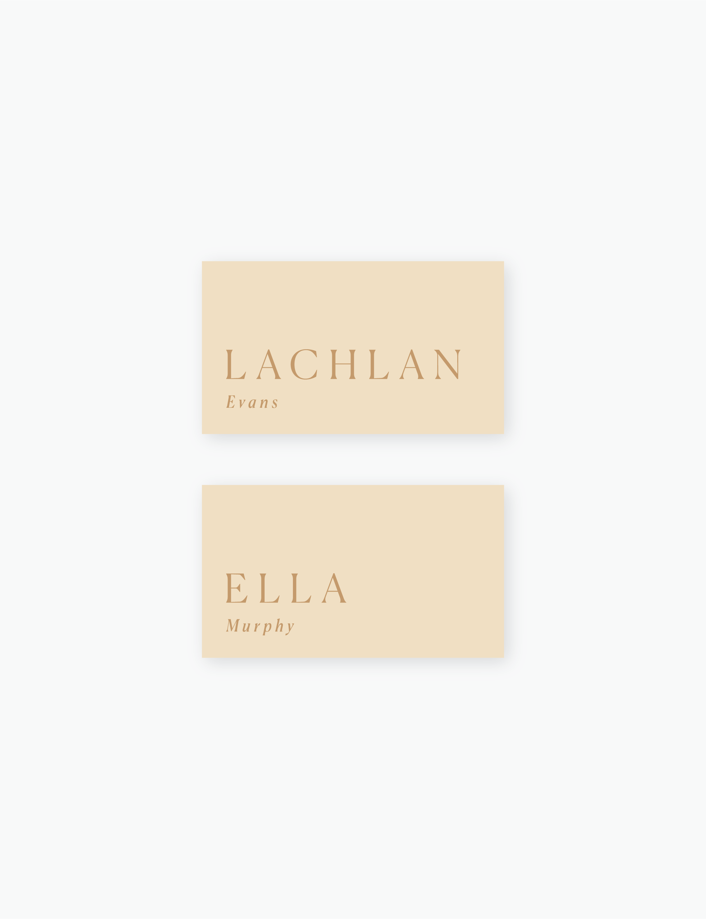 Classique Place Cards