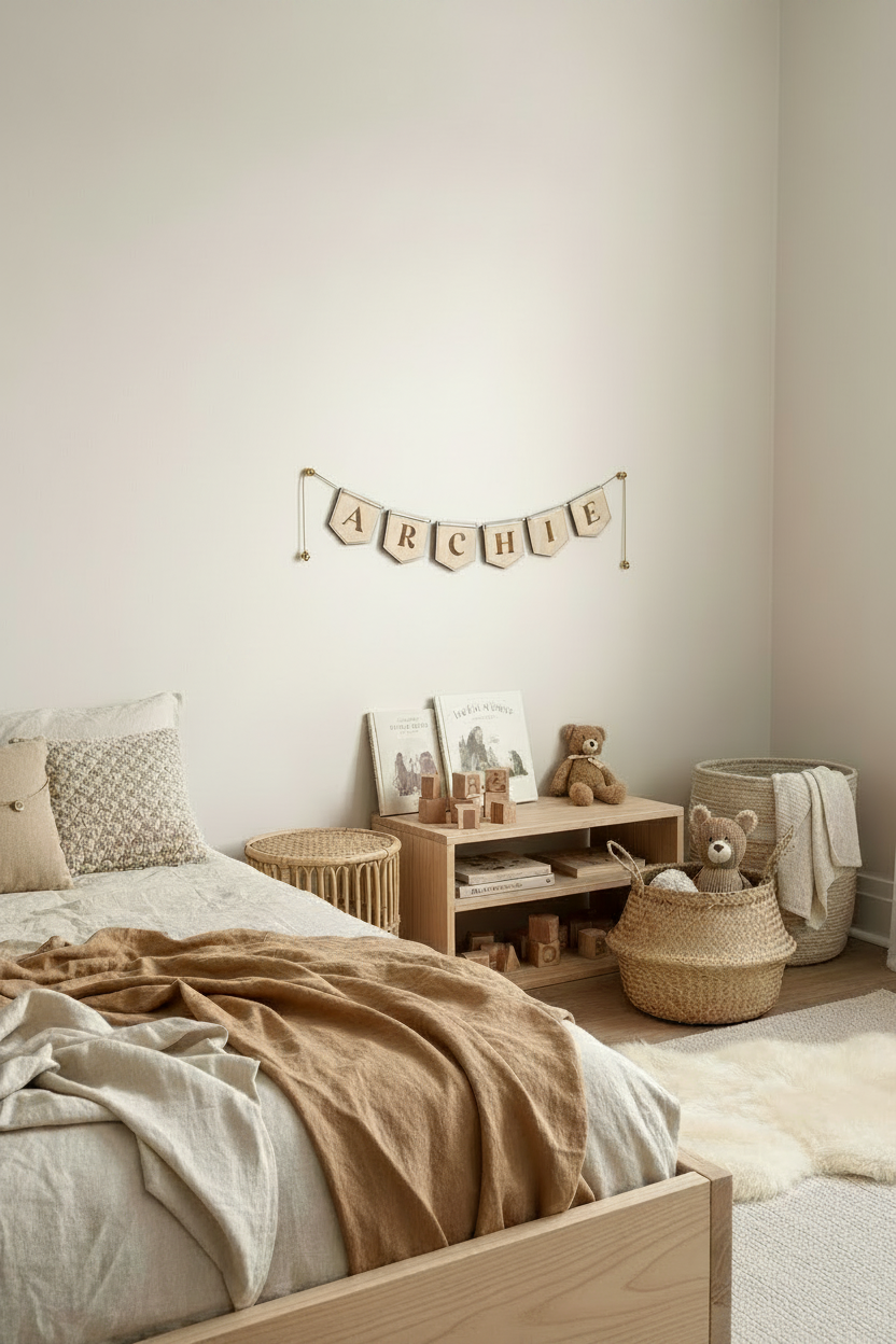 Personalised Wooden Name Bunting