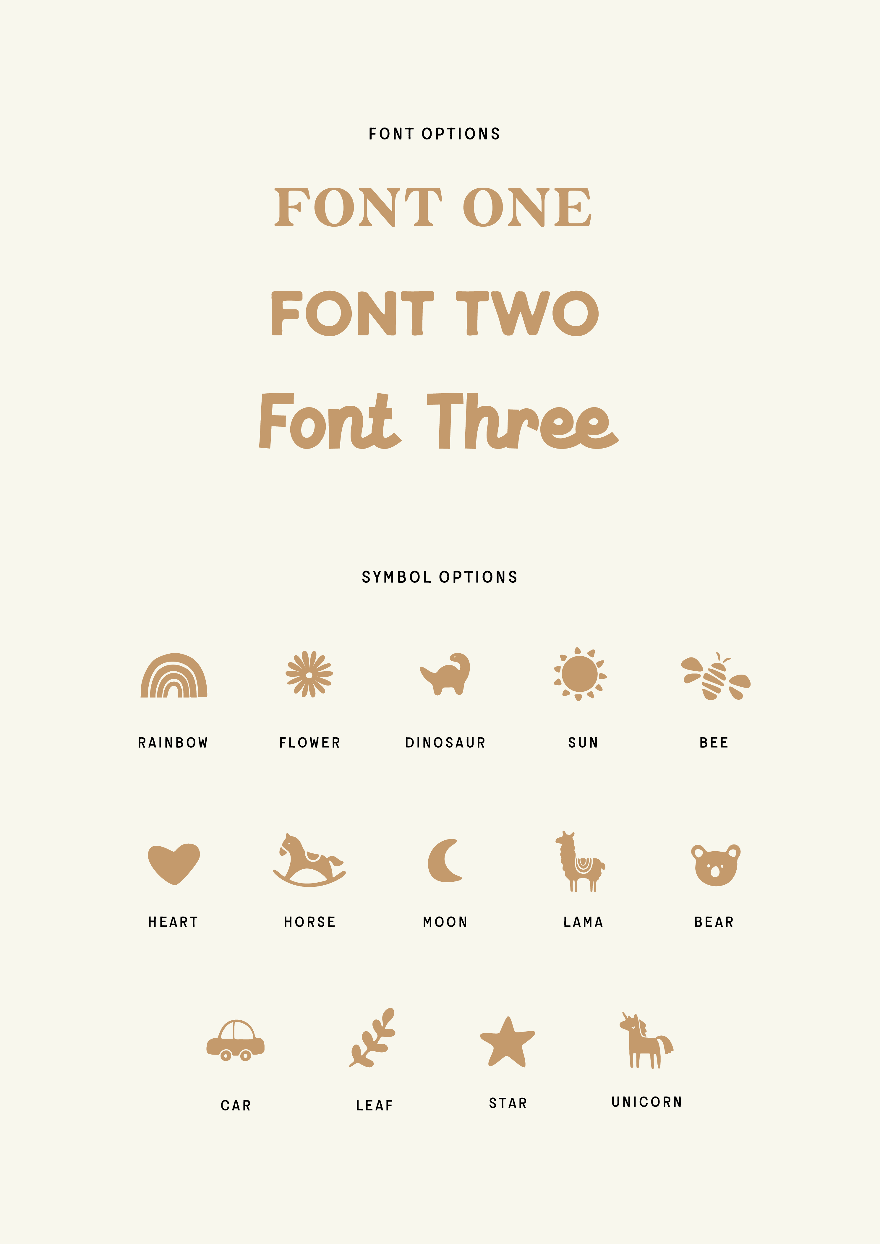 Round Personalised Kids’ Bag Tag