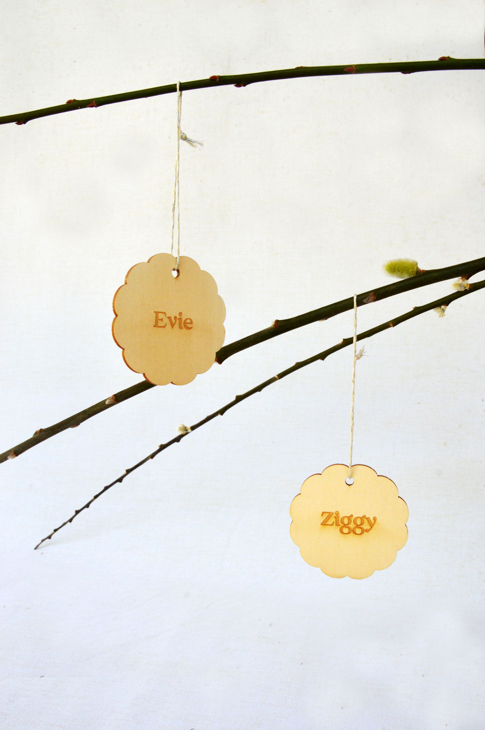 Present Tag and Christmas Ornament