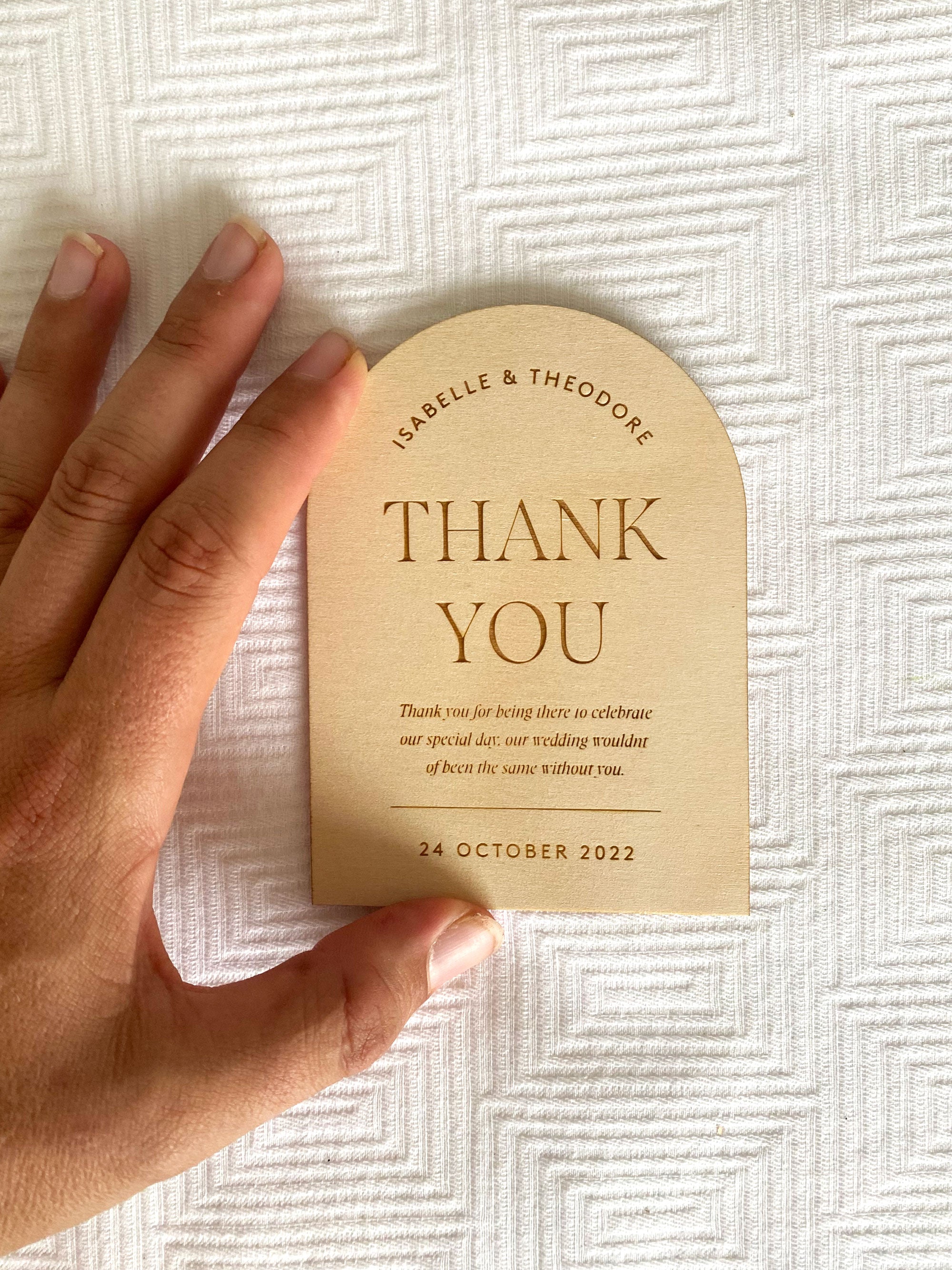 Thank You Card – With Magnet