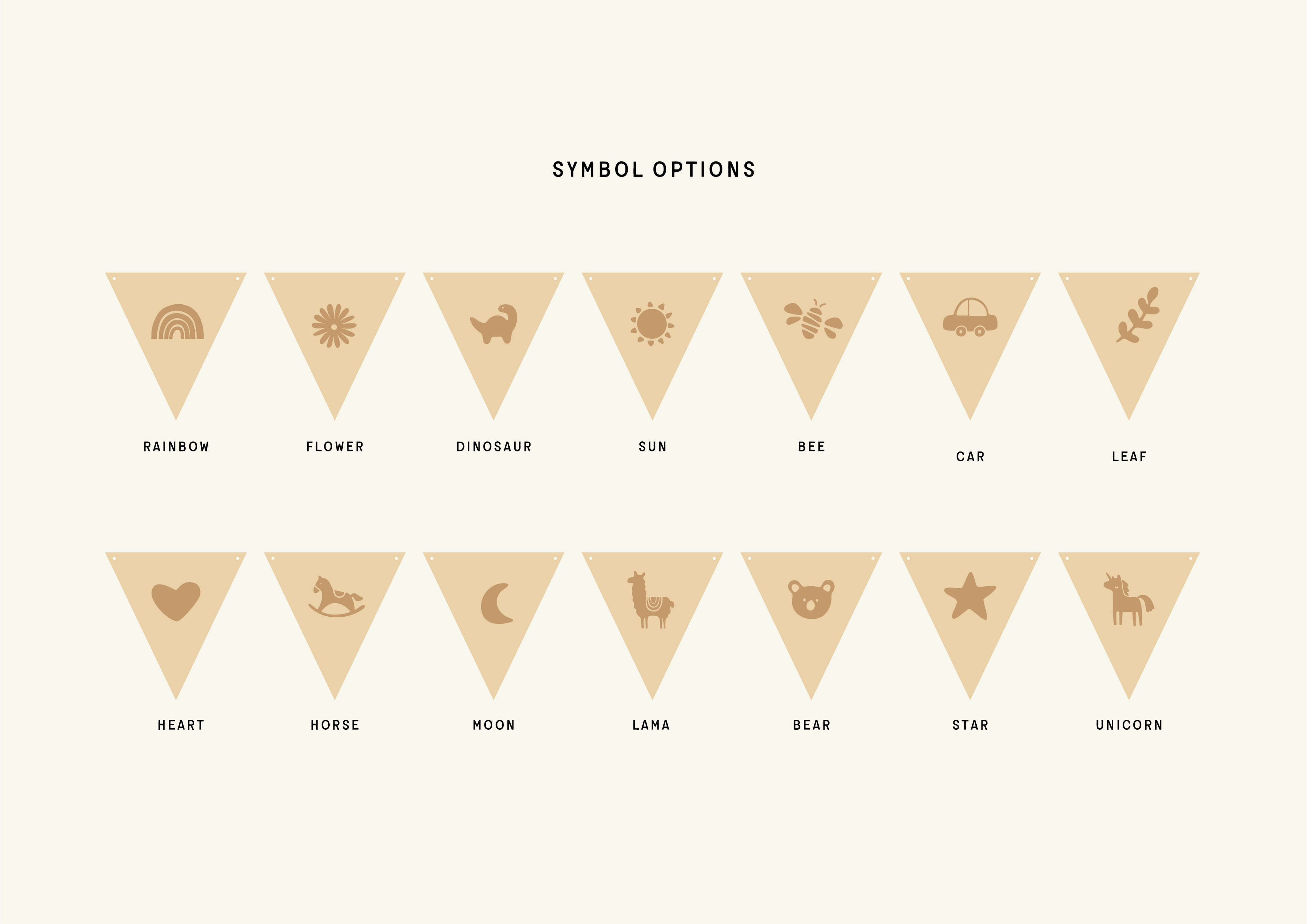 bunting variations