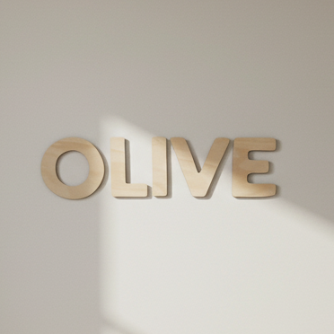 Wooden Wall Letters Kids Room, Laser Cut Signs